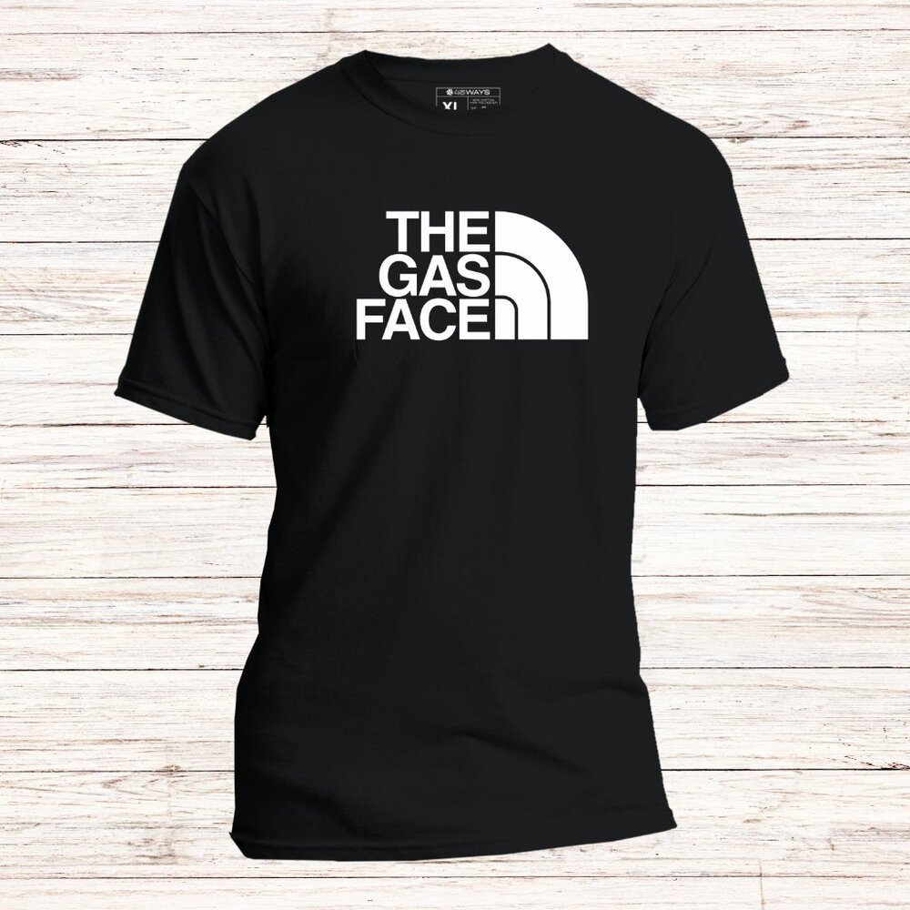 The Gas Face Parody Black T-Shirt - Soft modern fit 90s Hip Hop 3rd Bass Tee NEW